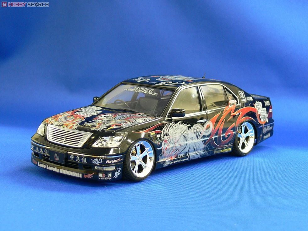 龍が如く UCF31セルシオ後期型 ファブレス社製エアロ付属 (プラモデル