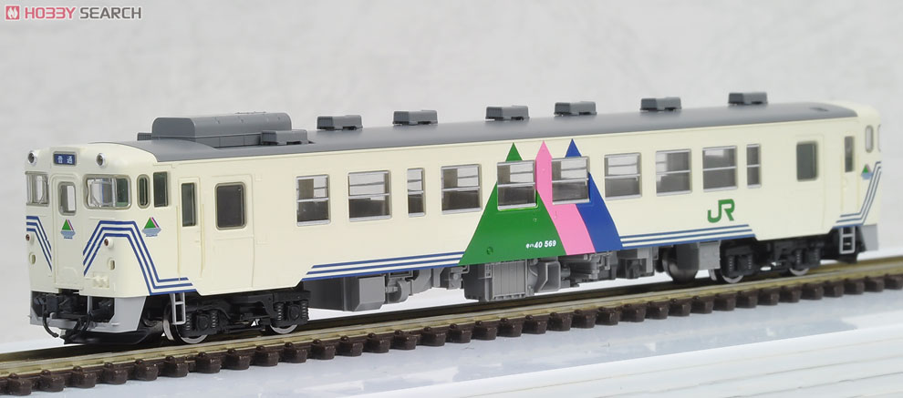 JR キハ40 500形 ディーゼルカー (左沢線) (2両セット) (塗装済み完成