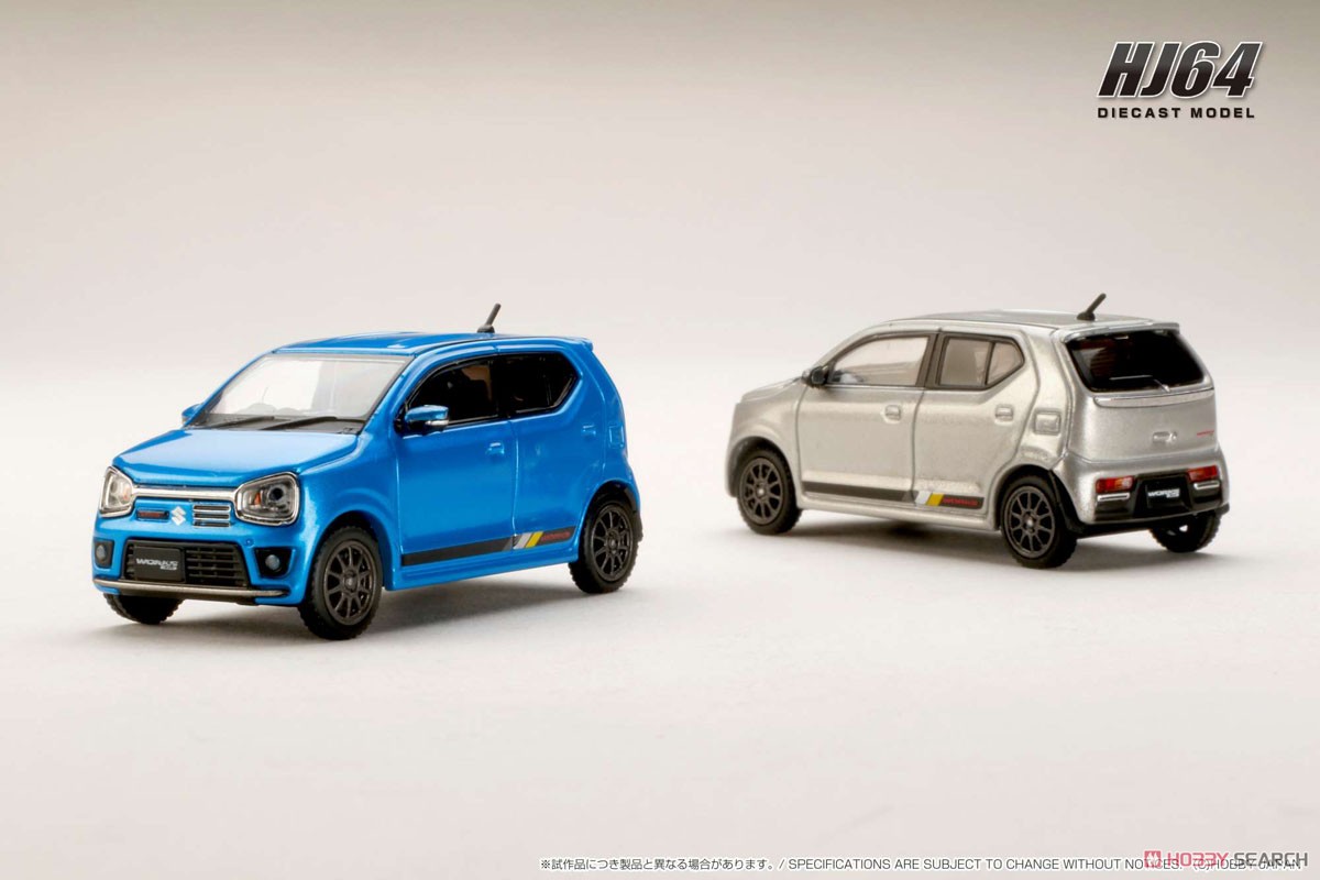 スズキ アルト ワークス (HA36S) ブリスクブルーメタリック (ミニカー