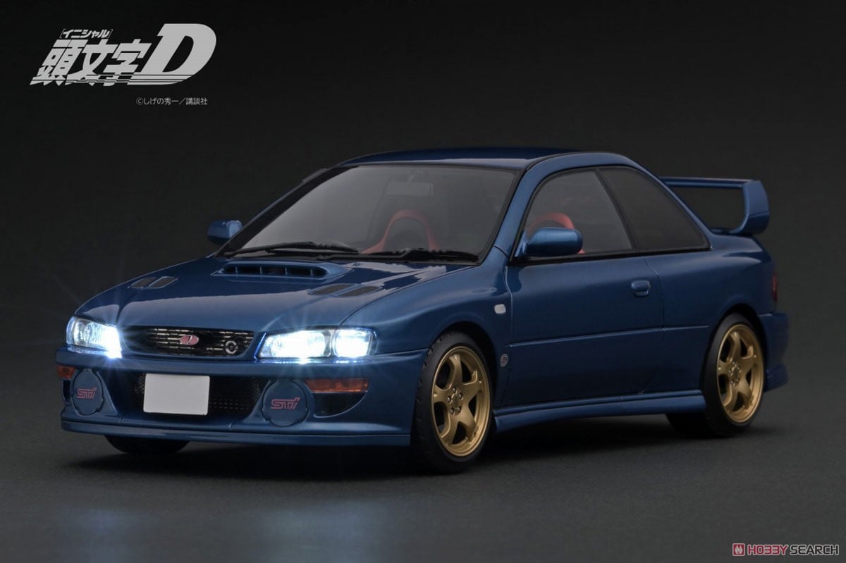 INITIAL D SUBARU Impreza WRX type R STi Version V (GC8) Blue ※LED