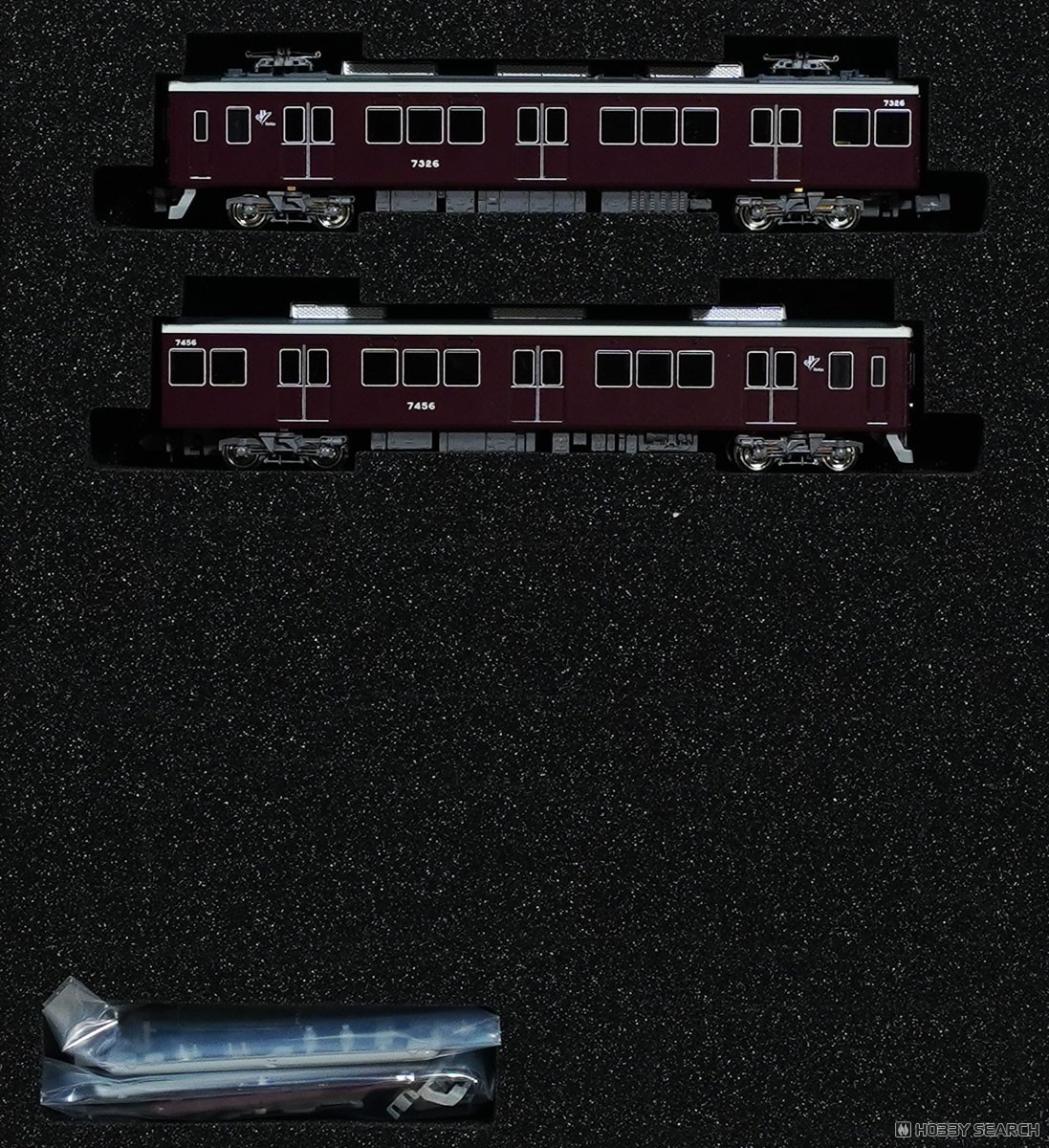 阪急7300系 (京都線・7326編成) 増結用先頭車2両セット (動力無し