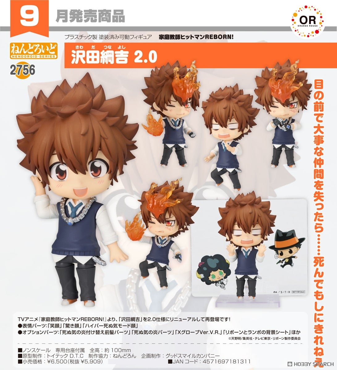 家庭教師ヒットマンREBORN!沢田綱吉リボアニポストカードホワイトデー