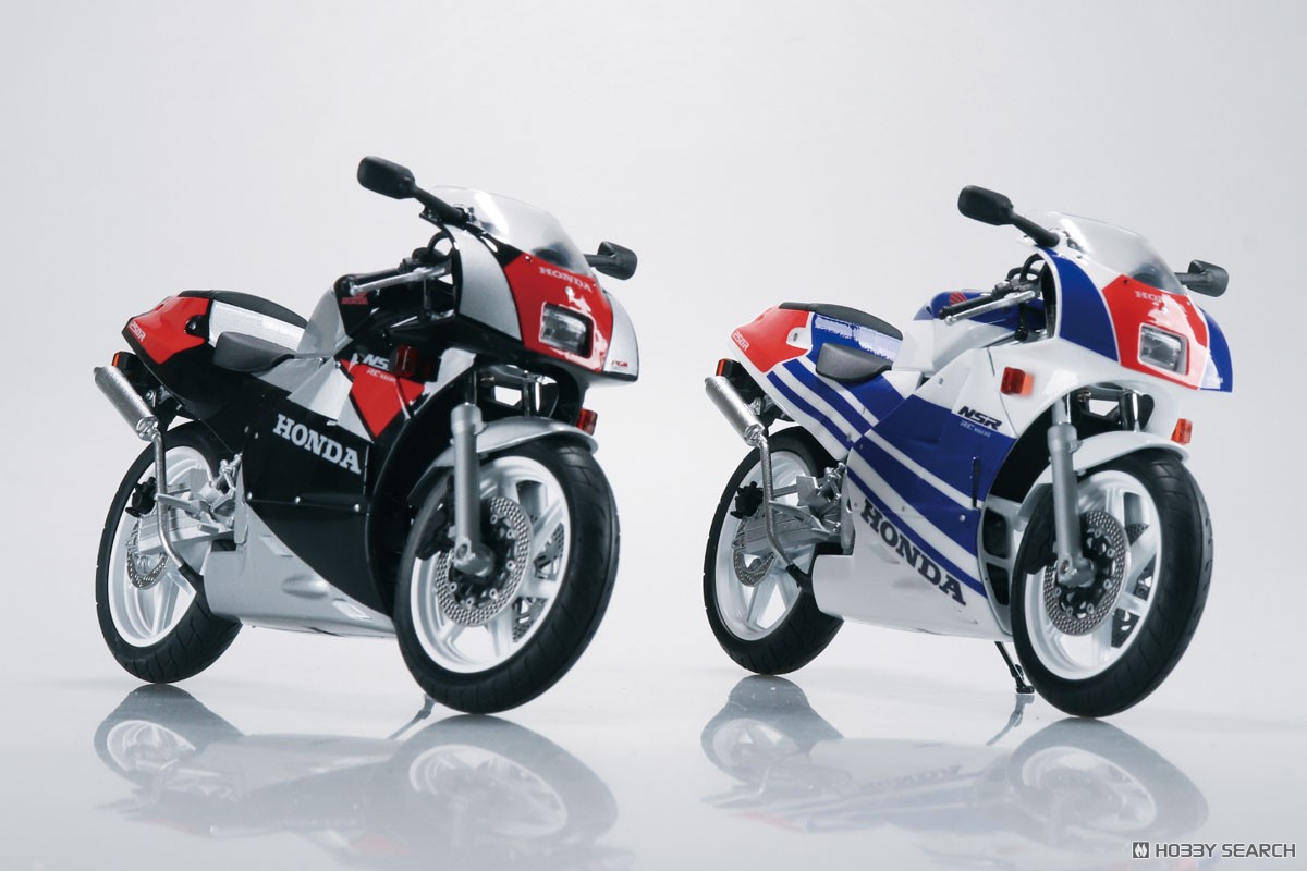 Honda NSR250R `89 ブラック×シードシルバーメタリック (ミニカー
