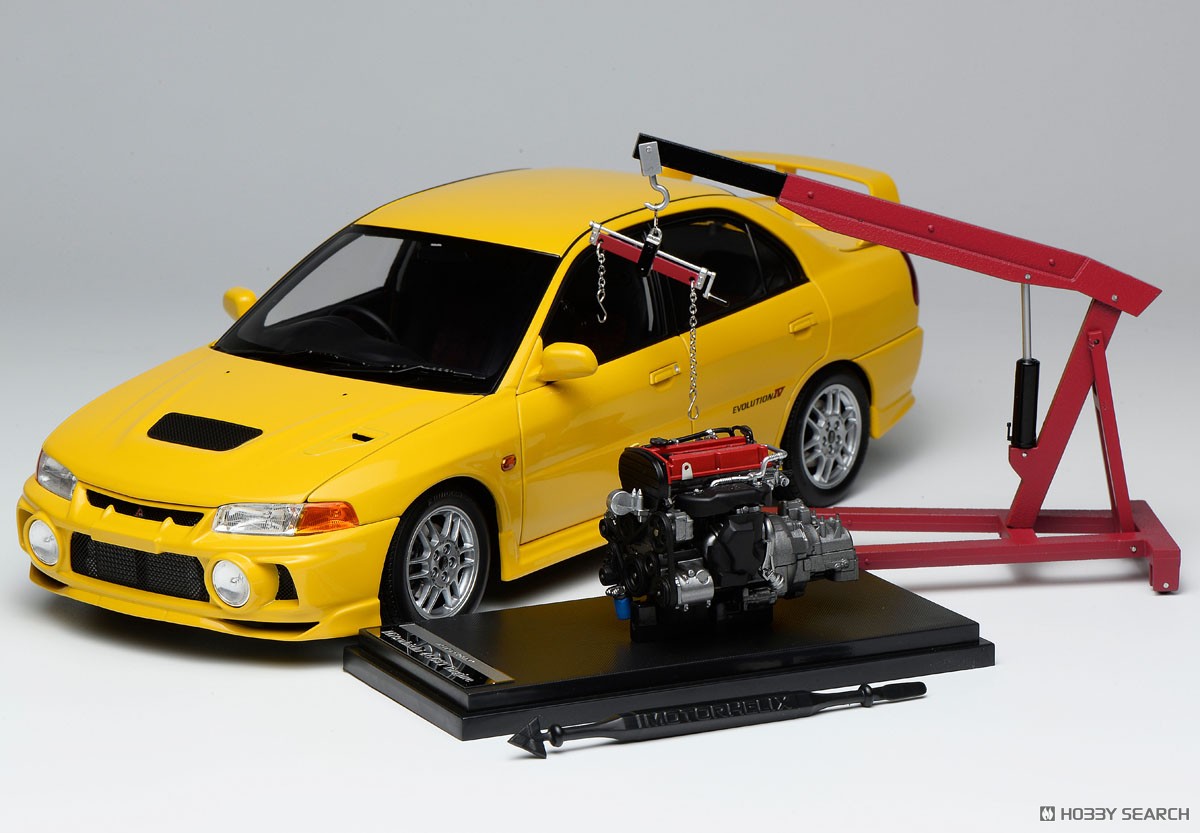 三菱 ランサー エボリューションIV Dandelion Yellow (ミニカー