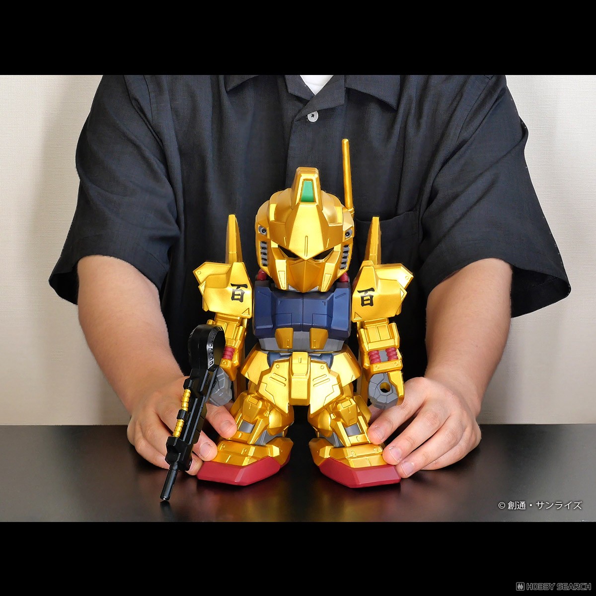 ジャンボソフビフィギュアSD MSN-00100 SD 百式 限定・ゴールド