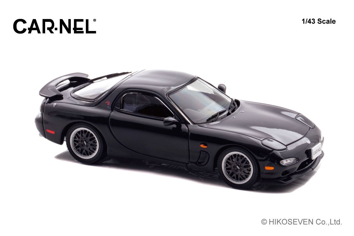 マツダ RX-7 Type RZ (FD3S) 1998 Brilliant Black (ミニカー