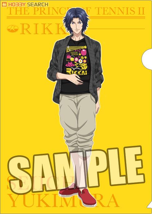 新テニスの王子様」 クリアファイル 2枚セット Tシャツの王子様 「幸村