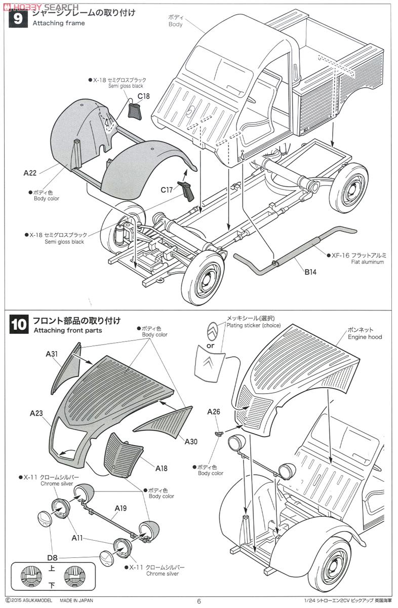 シトロエン2CVピックアップ 英国海軍 (プラモデル) - ホビーサーチ