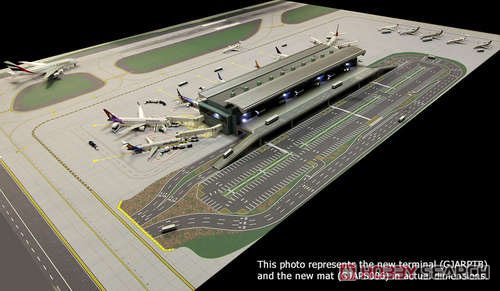 空港ジオラマ エアポートマット (GJARPTB用) (完成品飛行機) - ホビー