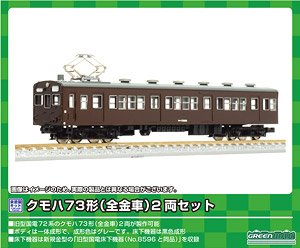 クモハ73形 (全金車) 2両セット (2両・組み立てキット) (鉄道模型