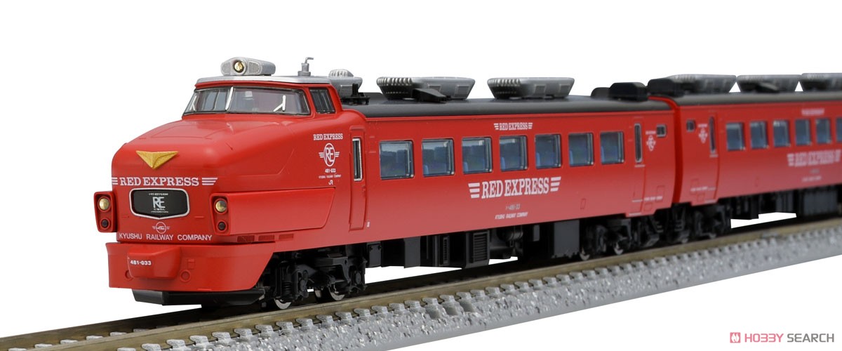 JR 485系 特急電車 (クロ481-100・RED EXPRESS) セット (6両セット