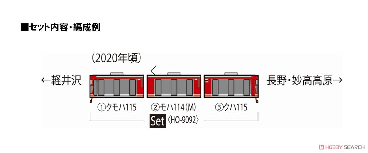 16番(HO) しなの鉄道 115系電車 セット (鉄道模型) - ホビーサーチ