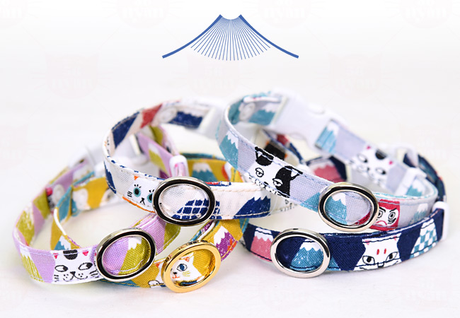 デイリー猫首輪 EXシリーズ 猫富士山 ゴロにゃんオリジナル猫用首輪