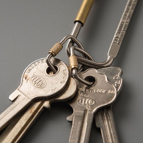 CANDY DESIGN & WORKS - 「LYMAN」キーリング ニッケル×ブラス | corne