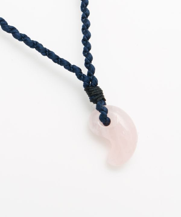 勾玉絹四つ組ネックレス(ROSE QUARTZ): 『岩座(いわくら)』公式通販