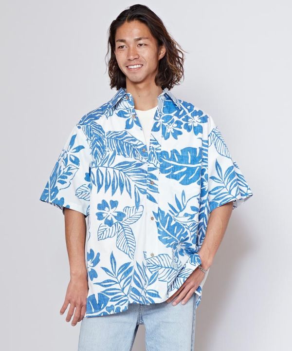 ラーアウメンズアロハシャツ(WHITE): 『Kahiko(カヒコ)』公式通販