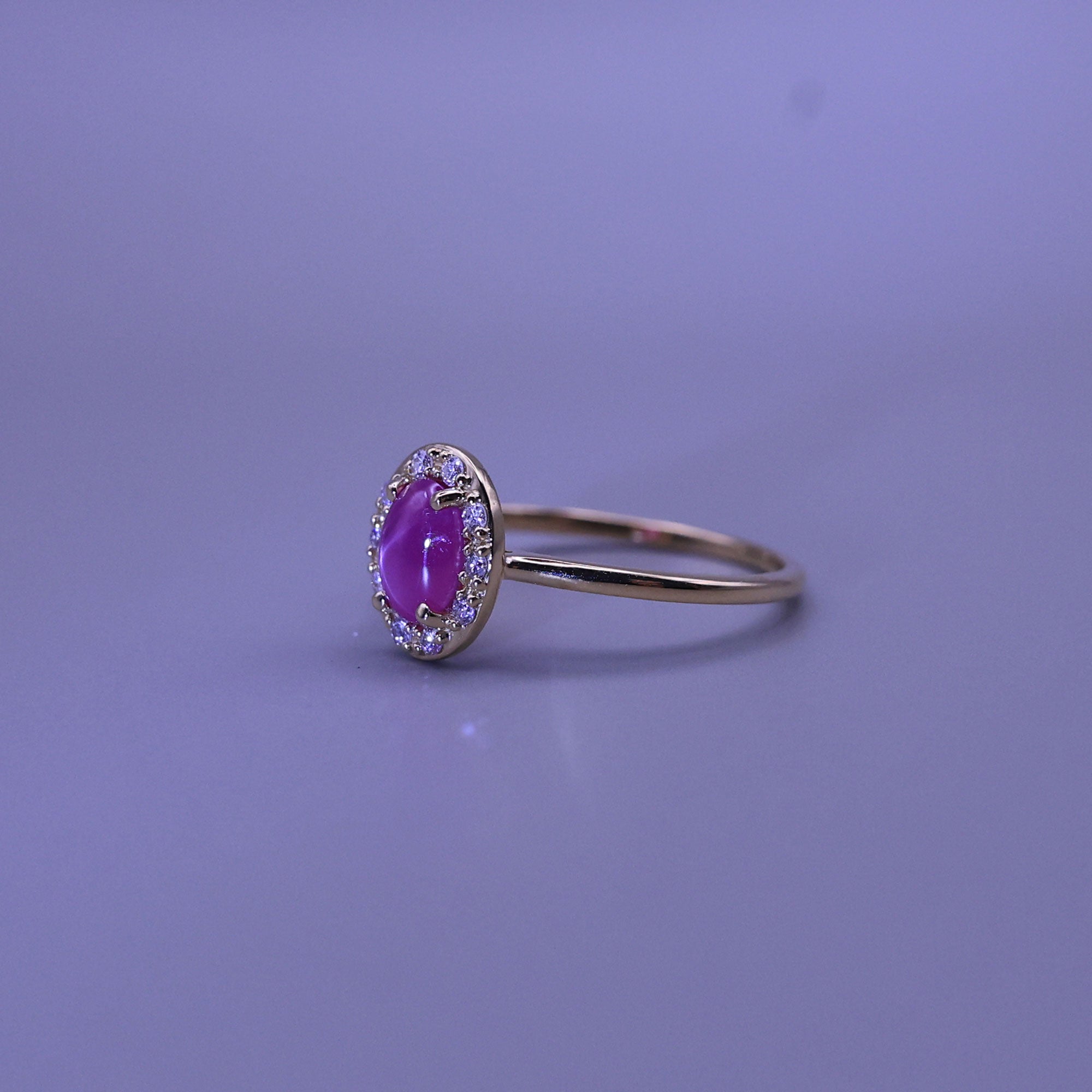 K18スタールビーダイヤリング – 宝石修飾工房波多ゑ