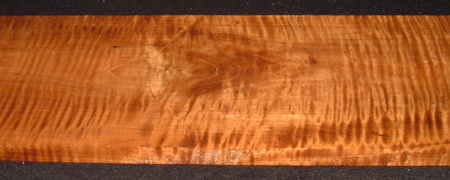 Roasted Torrefied Tiger Figured Maple Boards Wood Lumber for Sale