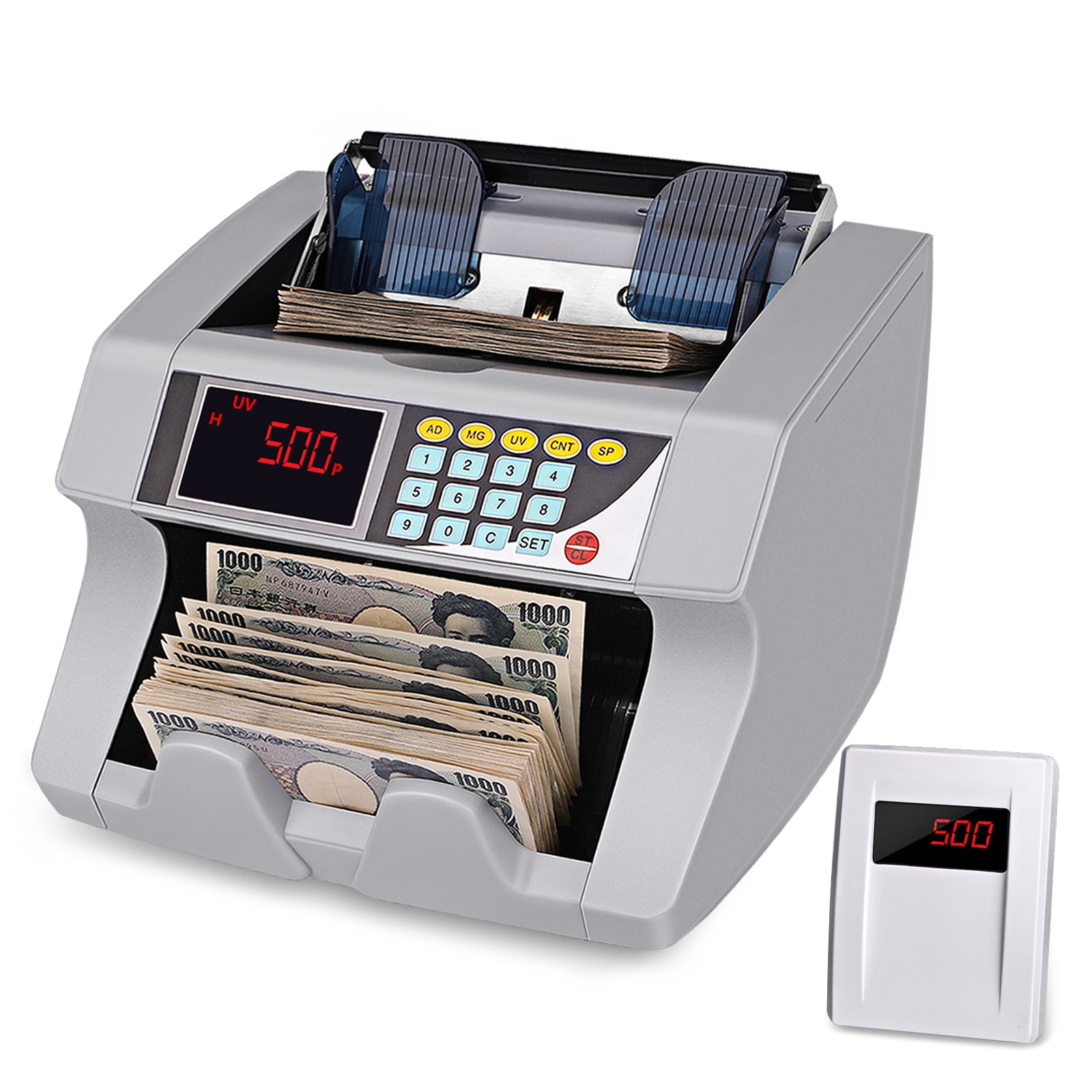 日本円専用設計・2024年新紙幣/旧紙幣に対応】卓上型紙幣計数機 日本