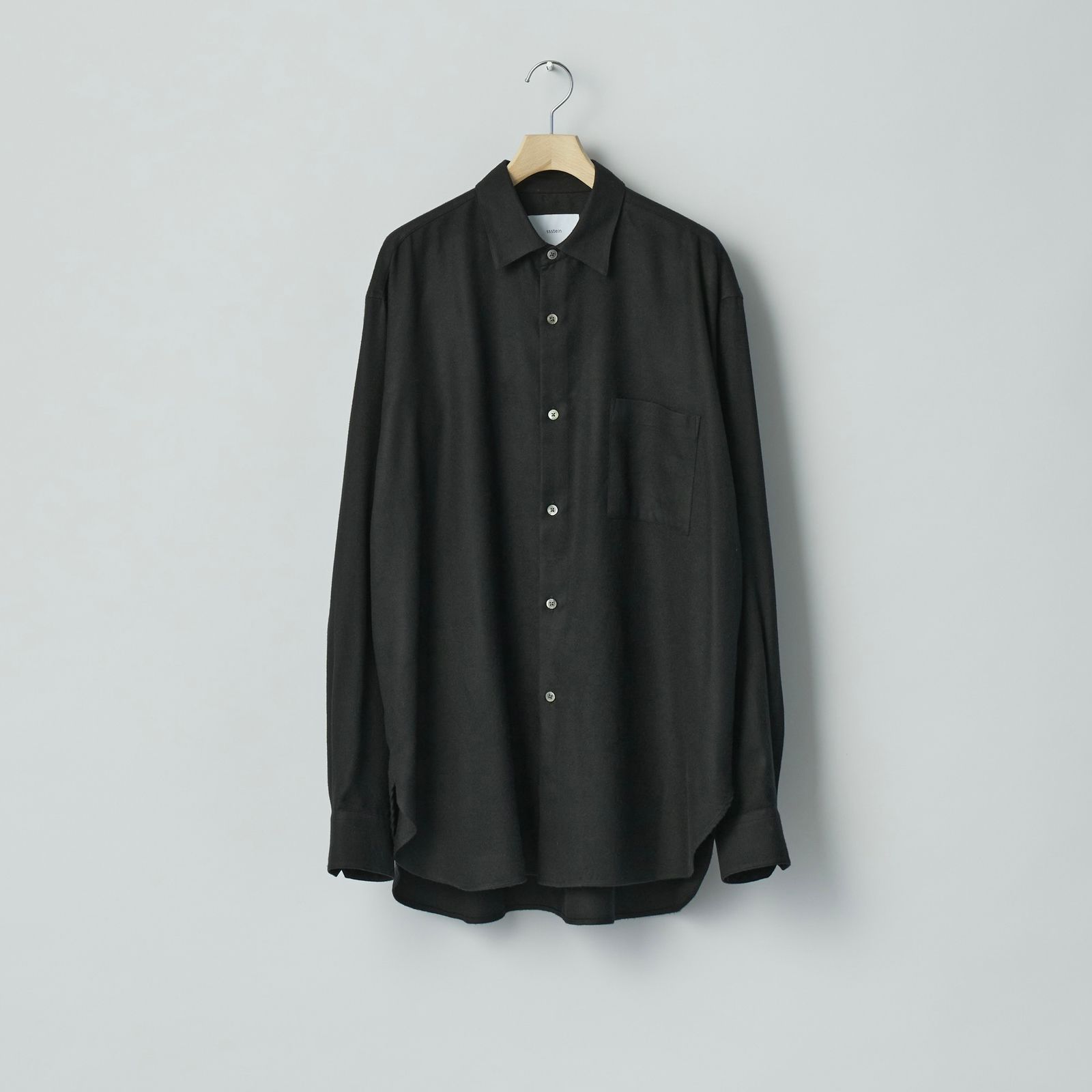 ssstein - 【残り一点】Rayon Silk Flannel Oversized Down Pat Shirt