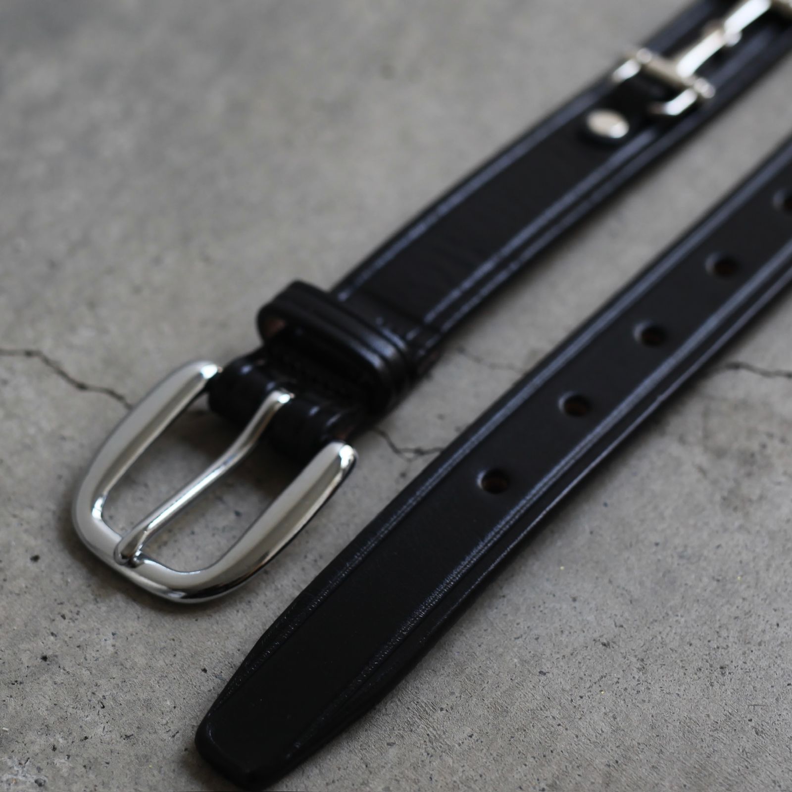 TORY LEATHER - 【残りわずか】Snaffe Bits Belt(BLACK×NICKEL