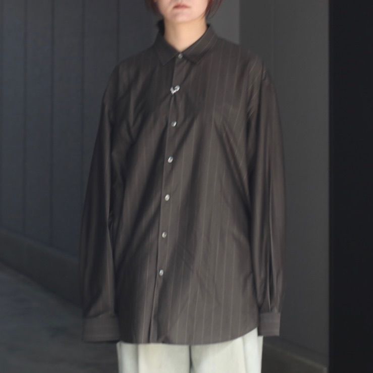 KANEMASA PHIL. - 【残りわずか】46G Atmosphere Stripe Shirt