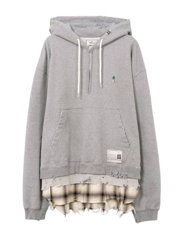 Maison MIHARA YASUHIRO - トリプル レイヤード ハーフジップ