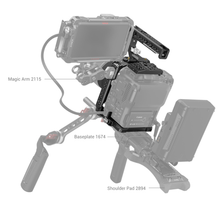 SmallRig Handheld Half Camera Cage Kit for Canon EOS C70 3899