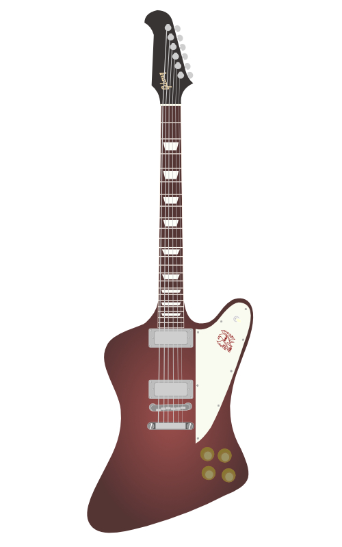 Gibson Firebird(ギブソン ファイアバード)の解説と無料イラスト