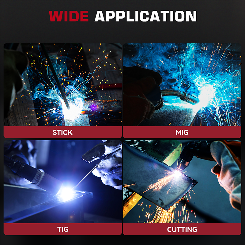 ARCCAPTAIN Large View True Color Joker Welding Helmet | VisionMax X200