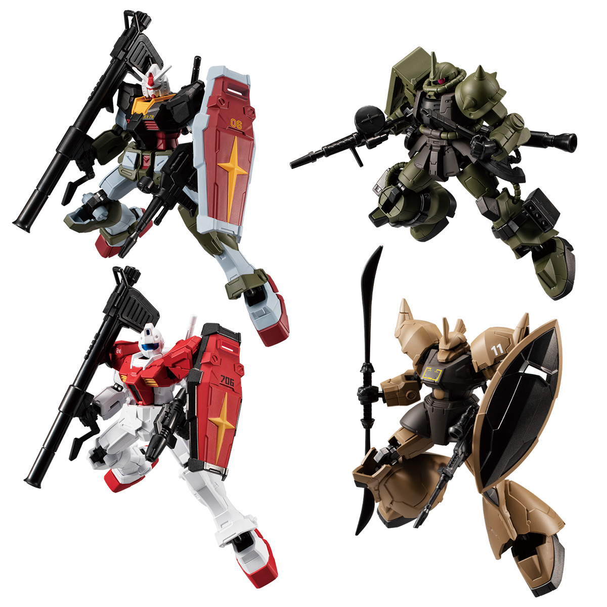 機動戦士ガンダム GフレームFA ソロモンの悪夢セット【プレミアム