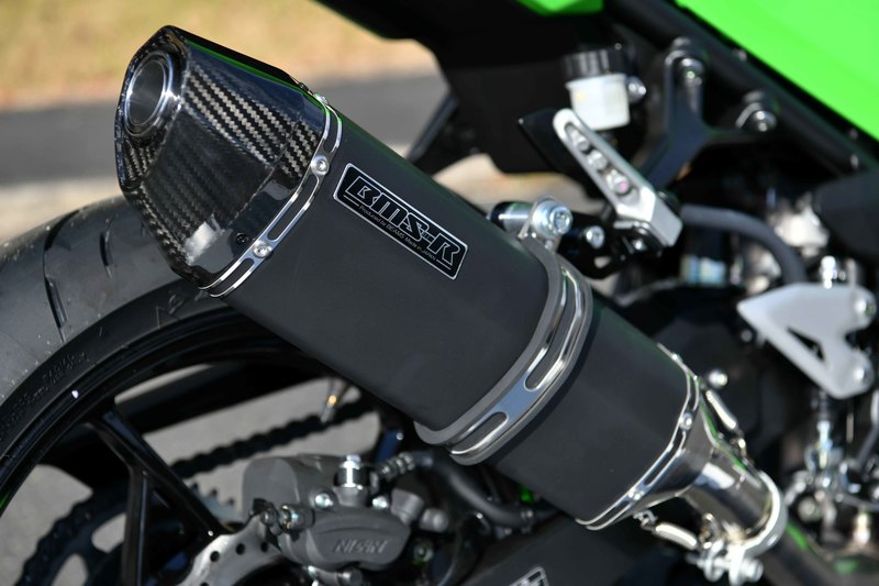 CORSA-EVOⅡ マットブラック スリップオン：Ninja400 / Z400：2022