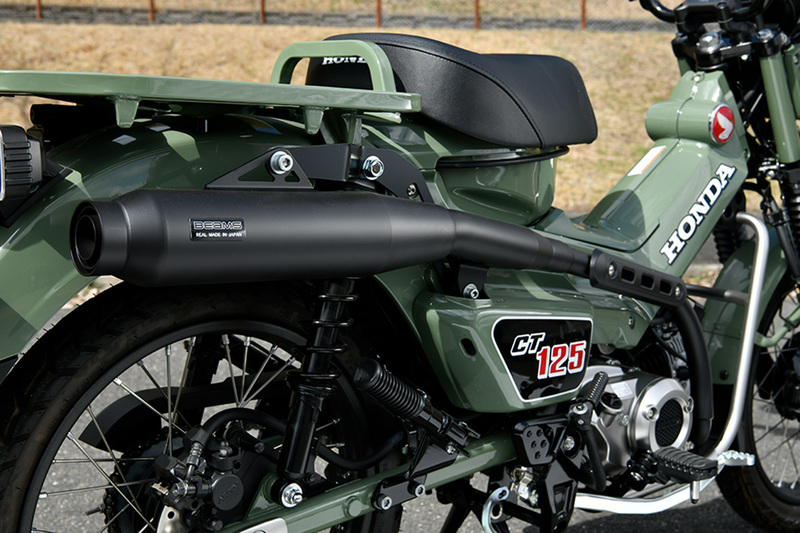 パワートレック マットブラック フルエキゾースト：ハンターカブCT125