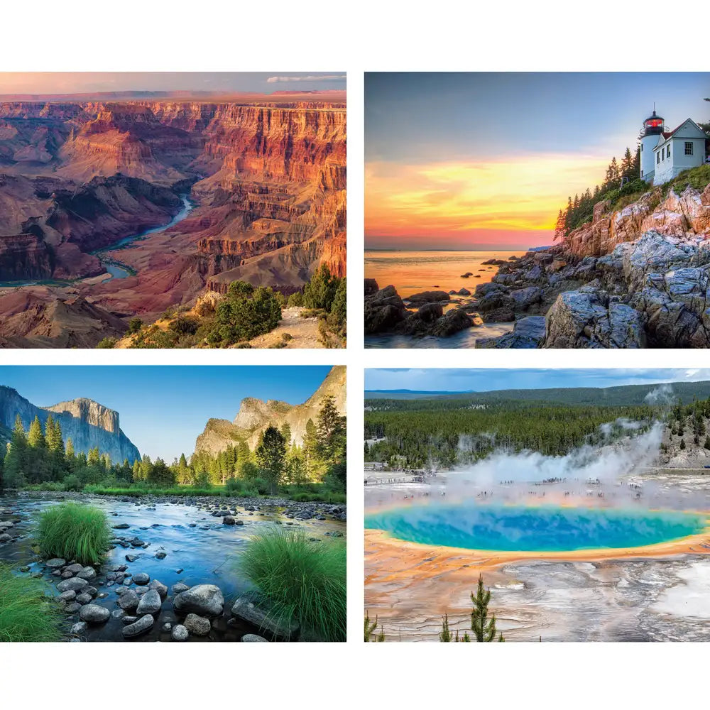 America The Beautiful: 4-In-1 Multi-Pack Puzzle Set | Bits and Pieces