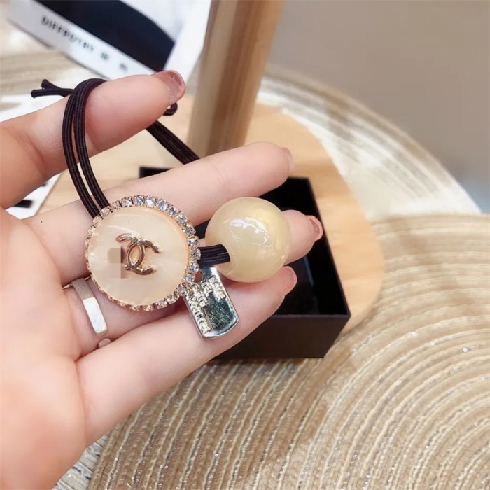 シャネルブランド ヘアゴム おしゃれ高品質 耐用リングゴム 大人っぽい