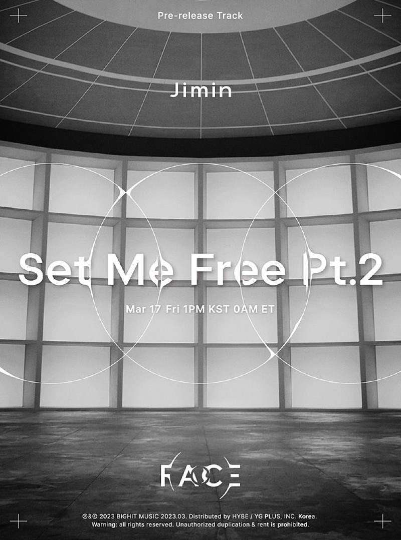 BTSのJIMIN、ソロALより「Set Me Free Pt.2」トラックポスター