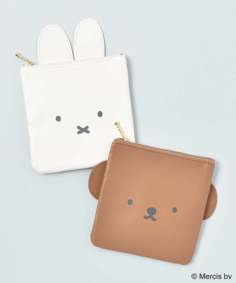 BRUNA MIMITSUKIフラットポーチ BRUNA MIMITSUKI フラットポーチ