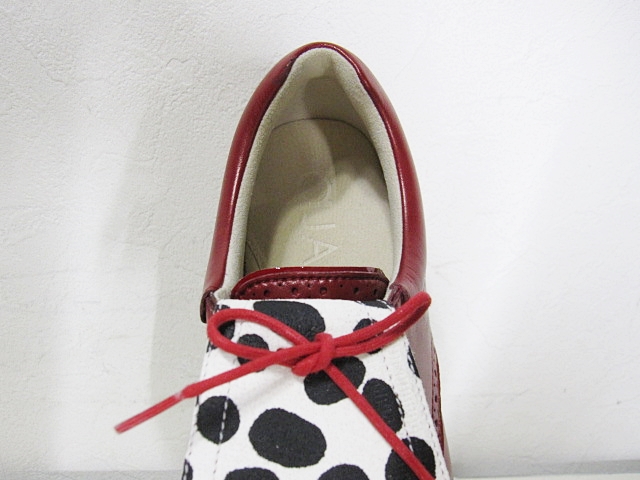 aJADE アジェイド AMANDA アマンダ ゴルフシューズ レッド レディース