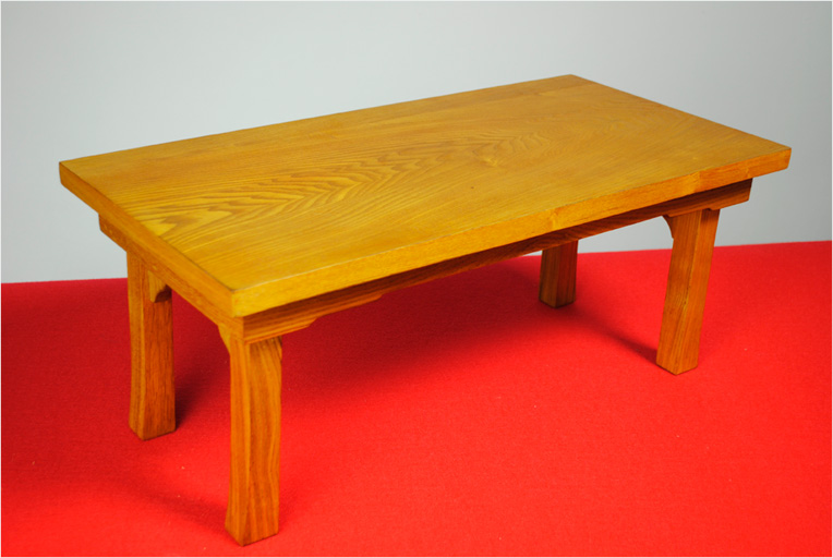 経机【二月堂机3尺：楡材使用の明るい浅色】 - 仏壇仏具の仏縁堂