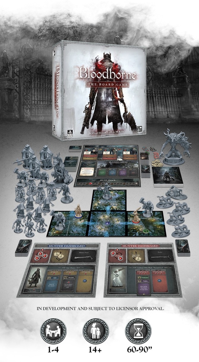 Bloodborne: The Board Game」Kickstarter開始！開始数時間で1億円近く
