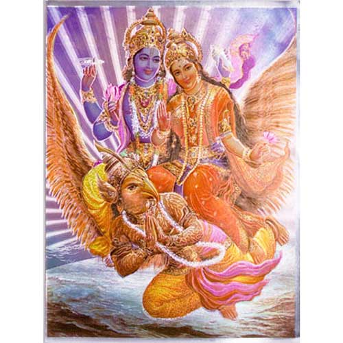 ヴィシュヌ神ホログラムカード | ガネーシャ神と開運グッズ