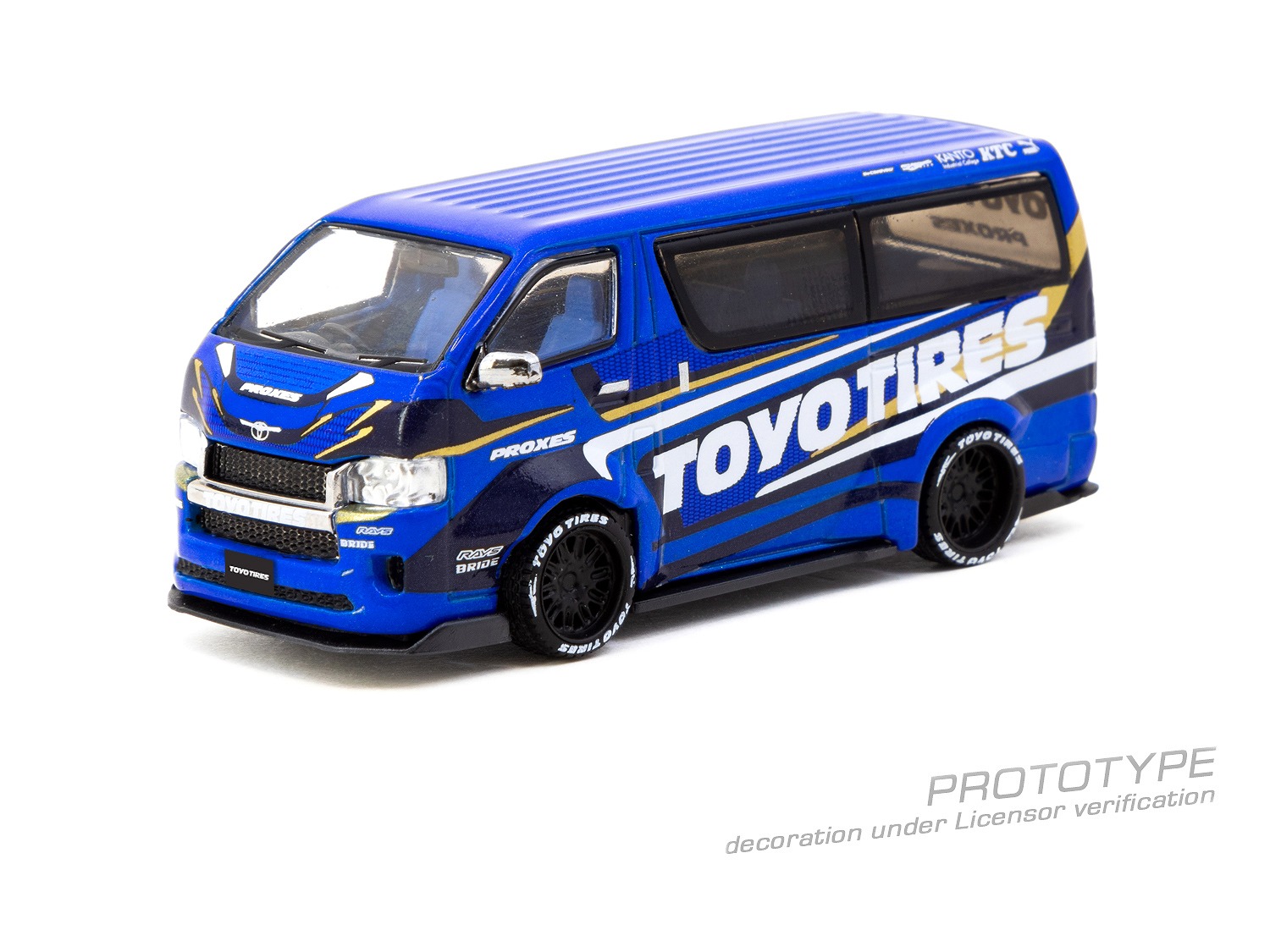 1/64 トヨタ ハイエース Widebody Toyo Tires （TARMACWORKS T64-038