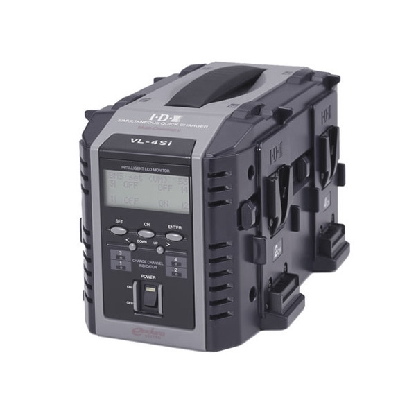 IDX(アイディーエクス) VAL-4Si 液晶表示機能付4ch同時急速放・充電器