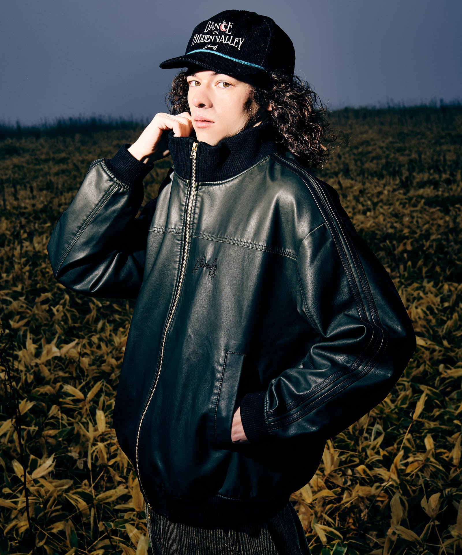 GB0325/JKT10: Synth Leather Track Jacket / Syncere Track Jacket