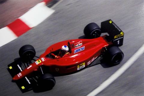 1990 A．プロスト スクーデリア・フェラーリ 641/2 フォト モナコGP