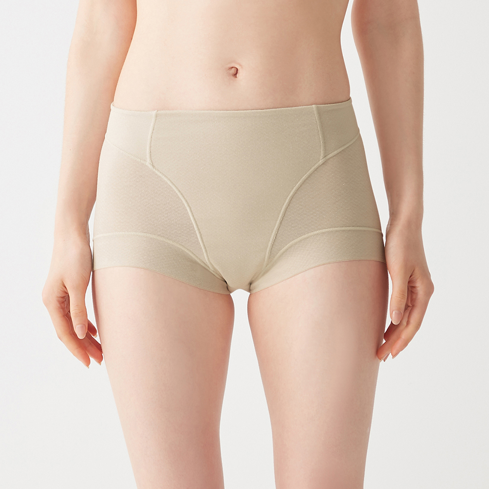 Fitte（肌側綿100%）】ショートガードル KB4062N :レディース インナー