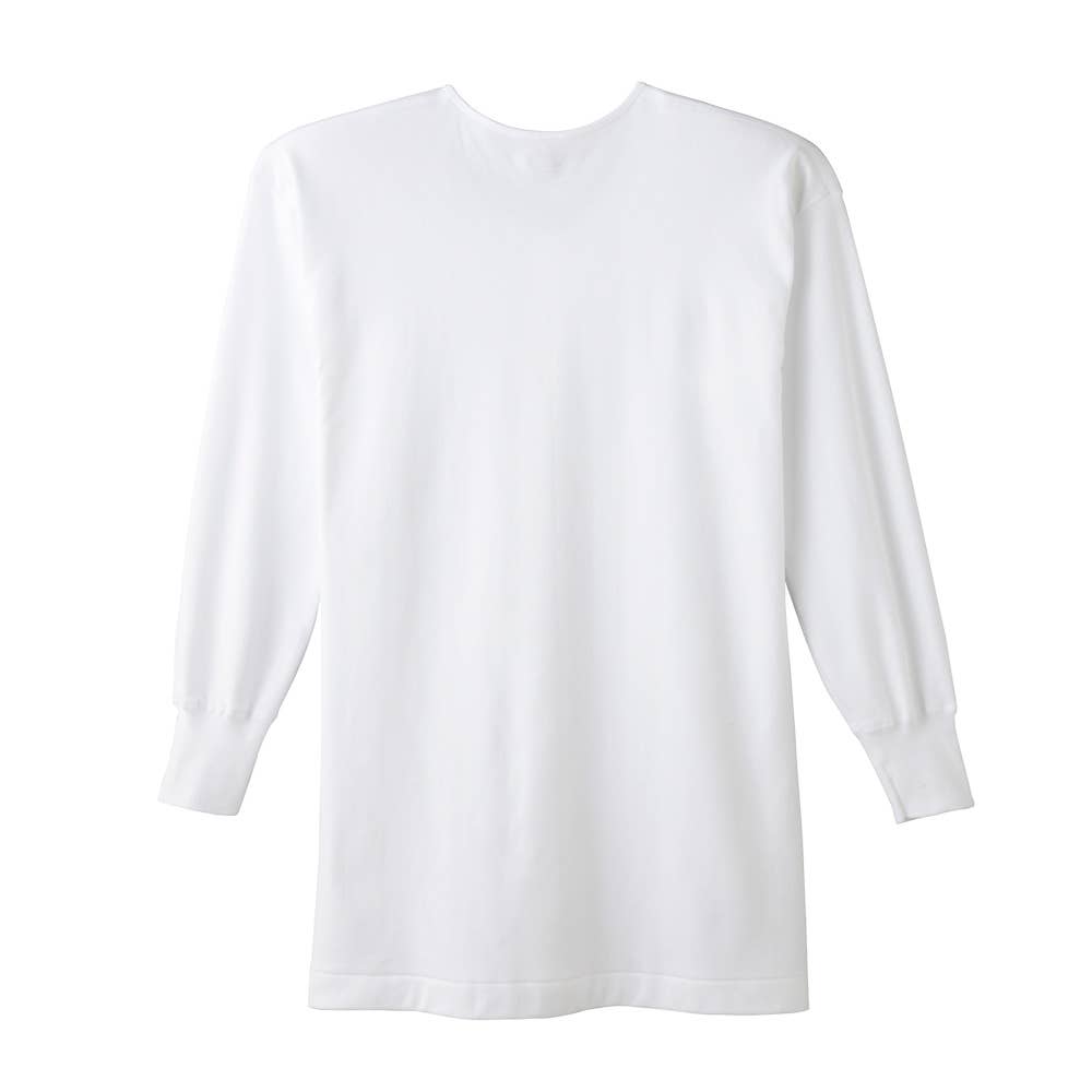 長袖前開きボタン付シャツ KQ2518A :メンズ トップス