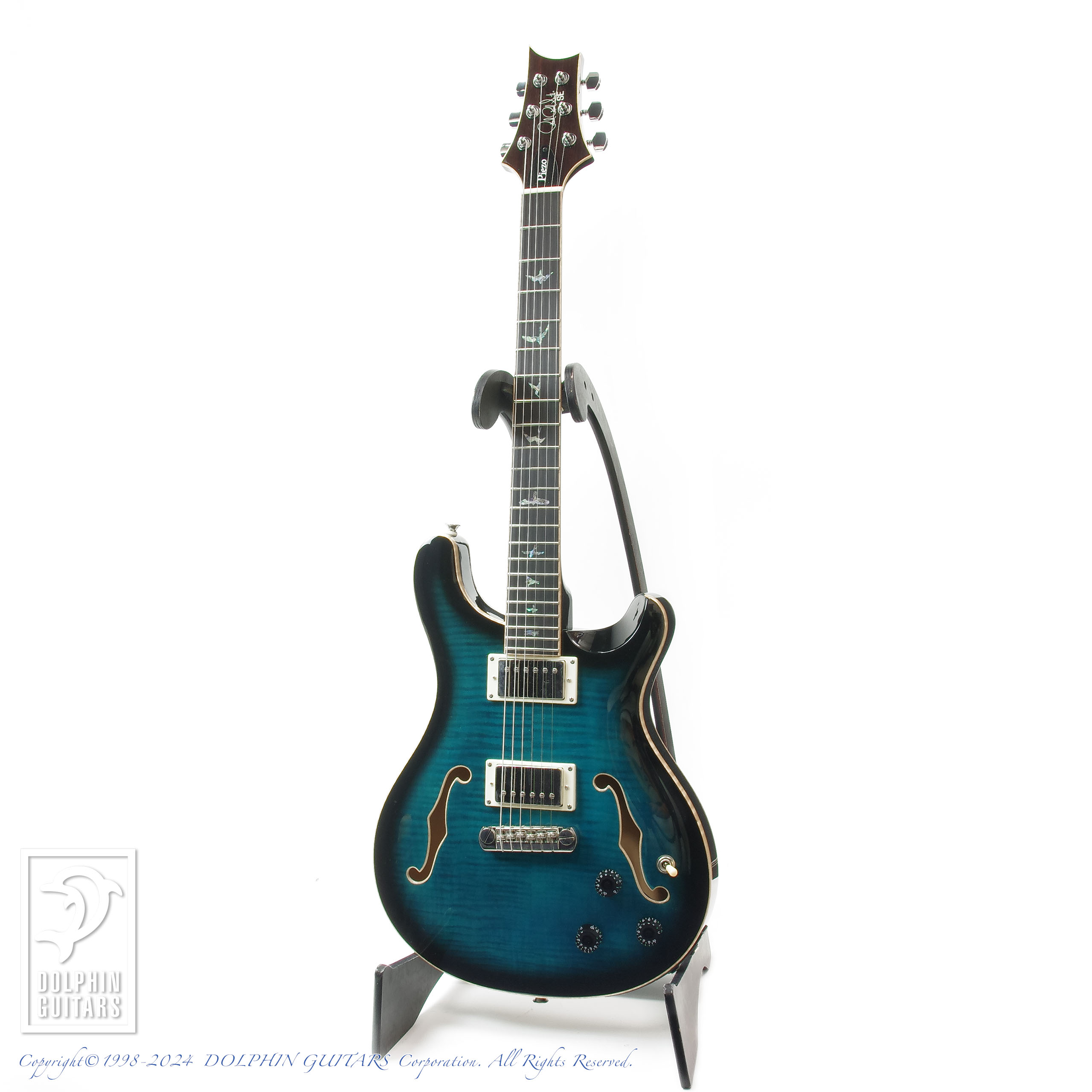 PAUL REED SMITH SE Hollowbody Ⅱ Piezo Peacock Blue Burst