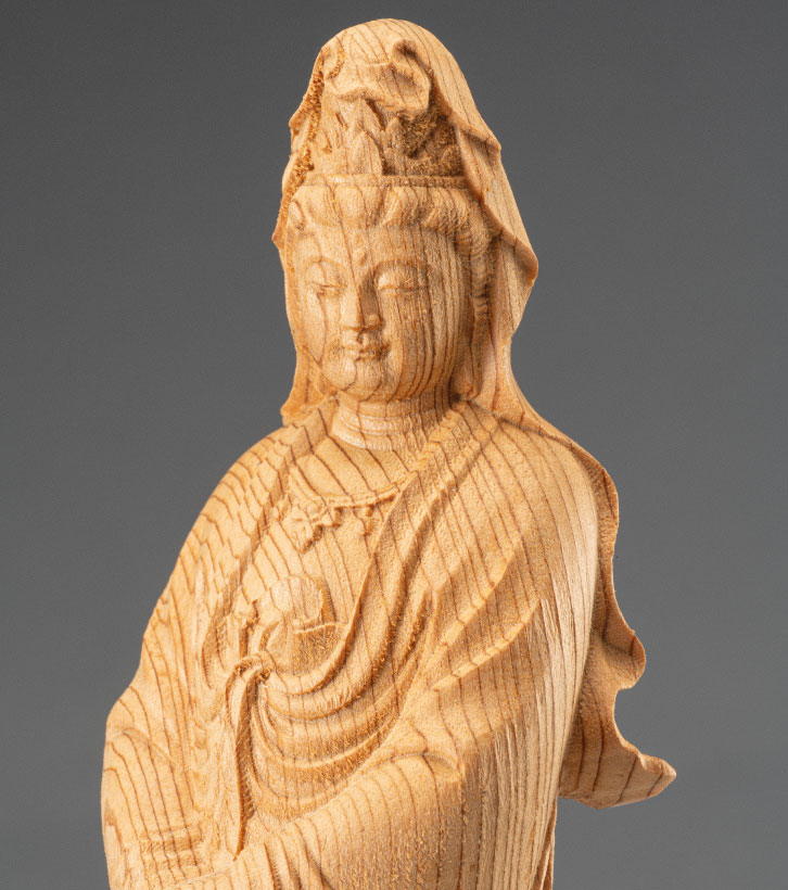 屋久杉 聖観音菩薩像 ー 三宝堂オンラインショップ