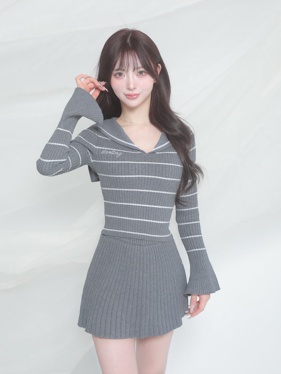 セーラーカラーニットトップス – Darich (ダーリッチ)